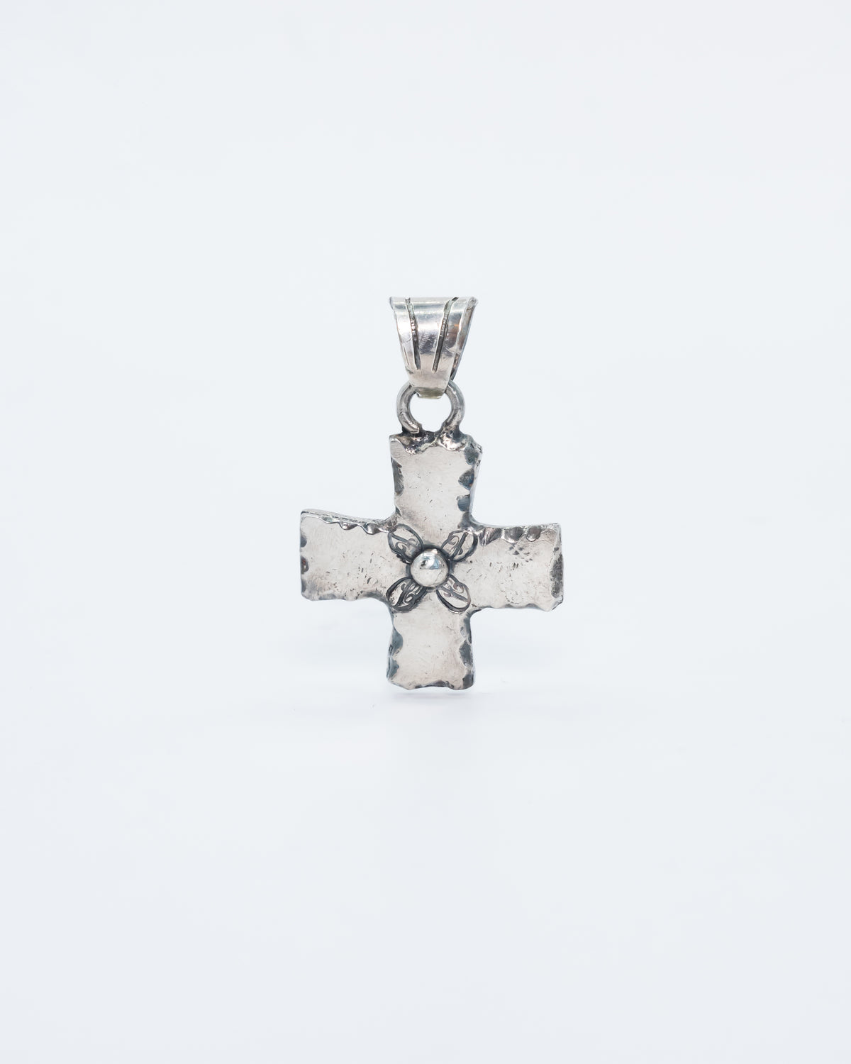 Hammered Cross Pendant